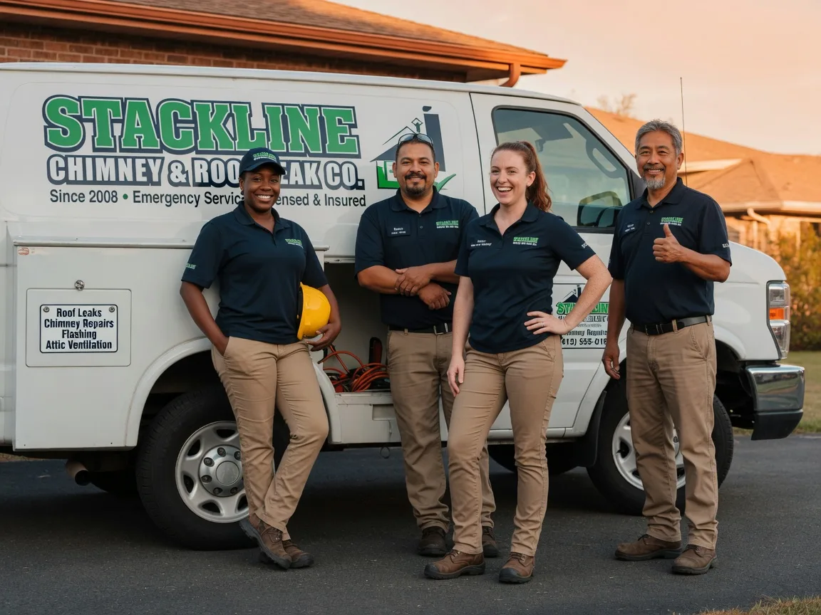 Chimney flashing repair company in Mark, IL